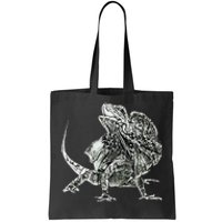 Frilled Lizard Terrarium Motif Reptiles Frilled Lizards Tote Bag