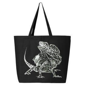 Frilled Lizard Terrarium Motif Reptiles Frilled Lizards 25L Jumbo Tote