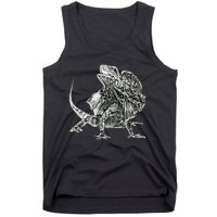 Frilled Lizard Terrarium Motif Reptiles Frilled Lizards Tank Top