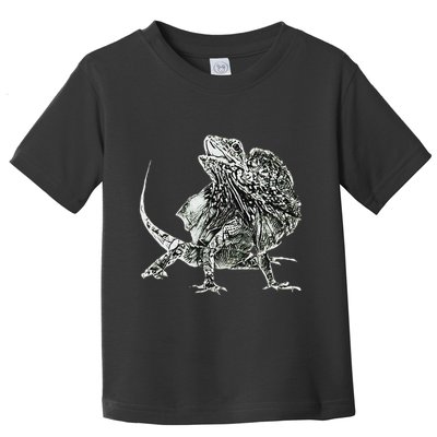 Frilled Lizard Terrarium Motif Reptiles Frilled Lizards Toddler T-Shirt