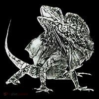 Frilled Lizard Terrarium Motif Reptiles Frilled Lizards Toddler T-Shirt