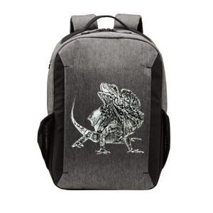 Frilled Lizard Terrarium Motif Reptiles Frilled Lizards Vector Backpack