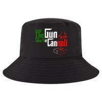 Funny Leave The Gun Take The Cannoli Italian Flag Cool Comfort Performance Bucket Hat