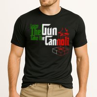 Funny Leave The Gun Take The Cannoli Italian Flag Cooling Performance Crew T-Shirt