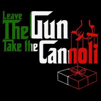 Funny Leave The Gun Take The Cannoli Italian Flag Cooling Performance Crew T-Shirt