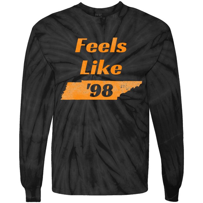 Feel Like Tennessee 1998 Tennessee 98 Tie-Dye Long Sleeve Shirt