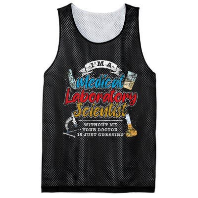 Funny Lab Technologist Medical Laboratory Scientist Mesh Reversible Basketball Jersey Tank