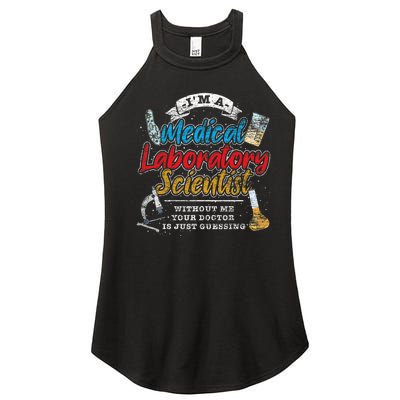 Funny Lab Technologist Medical Laboratory Scientist Women’s Perfect Tri Rocker Tank