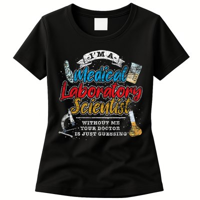 Funny Lab Technologist Medical Laboratory Scientist Womens T-Shirt