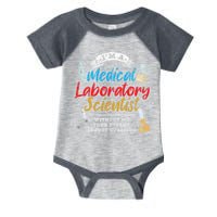 Funny Lab Technologist Medical Laboratory Scientist Infant Baby Jersey Bodysuit