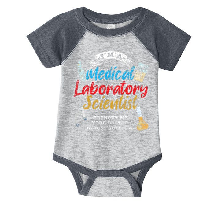 Funny Lab Technologist Medical Laboratory Scientist Infant Baby Jersey Bodysuit