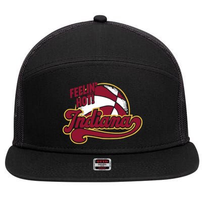 Fever Legend Tamika Wearing Feelin Hot Indiana 7 Panel Mesh Trucker Snapback Hat
