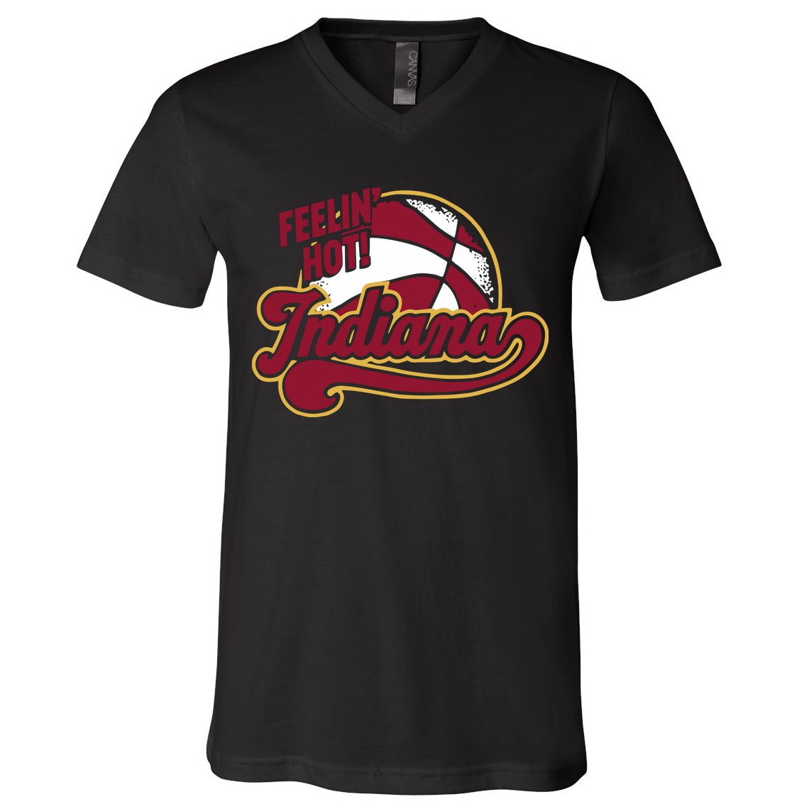 Fever Legend Tamika Wearing Feelin Hot Indiana V-Neck T-Shirt
