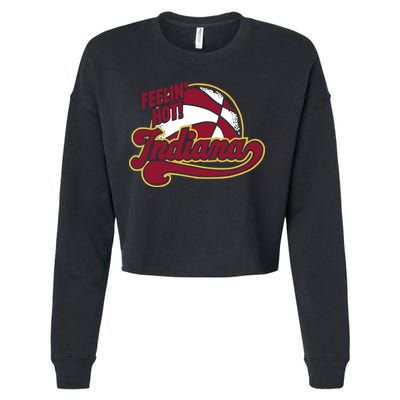 Fever Legend Tamika Wearing Feelin Hot Indiana Cropped Pullover Crew