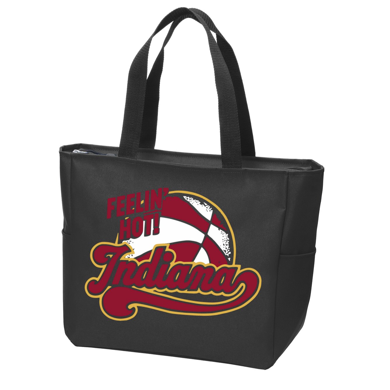 Fever Legend Tamika Wearing Feelin Hot Indiana Zip Tote Bag