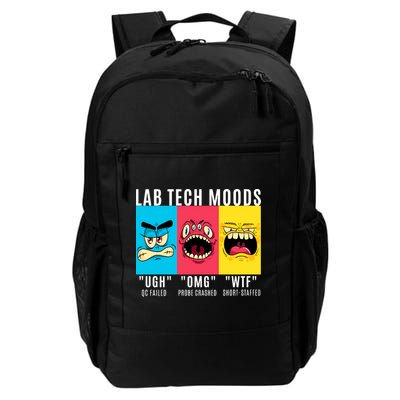 Funny Lab Tech Mood Lab Scientist Lab Week Medical Lab Science Daily Commute Backpack