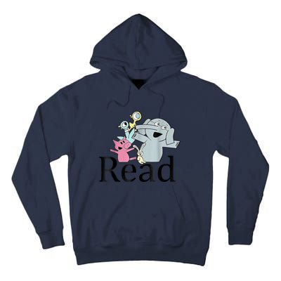 Funny Library Teacher Read Book Club Piggie Elephant Pigeons Tall Hoodie