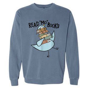 Funny Library Teacher Read Book Club Piggie Elephant Pigeons Garment-Dyed Sweatshirt