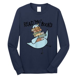 Funny Library Teacher Read Book Club Piggie Elephant Pigeons Long Sleeve Shirt