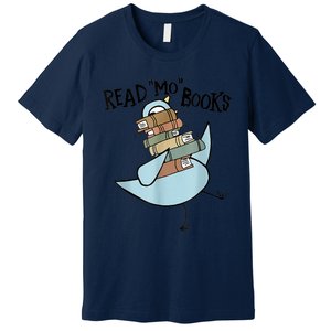 Funny Library Teacher Read Book Club Piggie Elephant Pigeons Premium T-Shirt