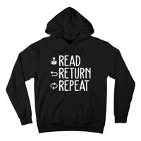 Funny Library Themed Art Librarian Men Women Library Worker Hoodie