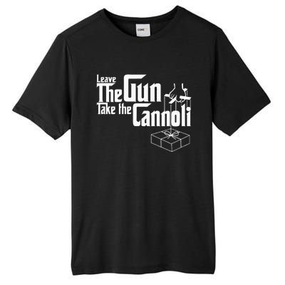 Funny Leave The Gun Take The Cannoli Tall Fusion ChromaSoft Performance T-Shirt