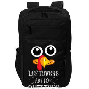 Funny Leftovers Turkey Matching Family Thanksgiving Outfit Impact Tech Backpack