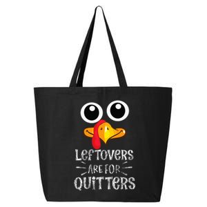 Funny Leftovers Turkey Matching Family Thanksgiving Outfit 25L Jumbo Tote