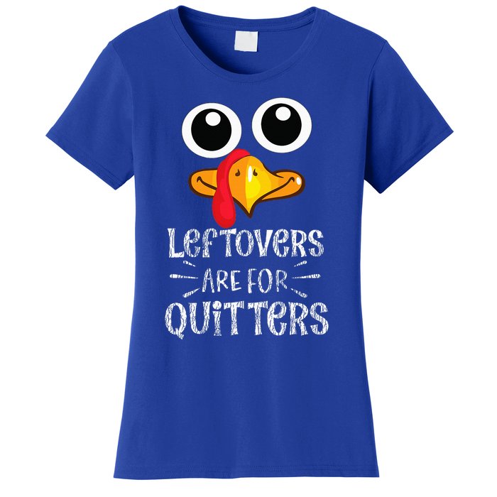 Funny Leftovers Turkey Matching Family Thanksgiving Outfit Women's T-Shirt