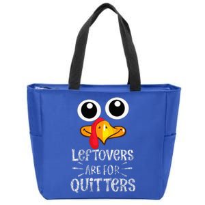 Funny Leftovers Turkey Matching Family Thanksgiving Outfit Zip Tote Bag