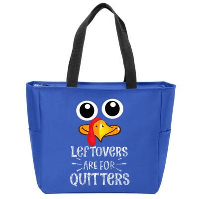 Funny Leftovers Turkey Matching Family Thanksgiving Outfit Zip Tote Bag