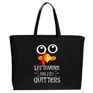 Funny Leftovers Turkey Matching Family Thanksgiving Outfit Cotton Canvas Jumbo Tote