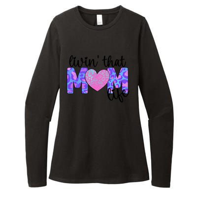 Funny Livin That Mom Life Mama Mother's Day Gift Womens CVC Long Sleeve Shirt