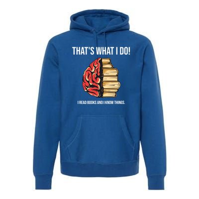 Funny Librarian Teacher Writer Reading Book Lover Gift Premium Hoodie