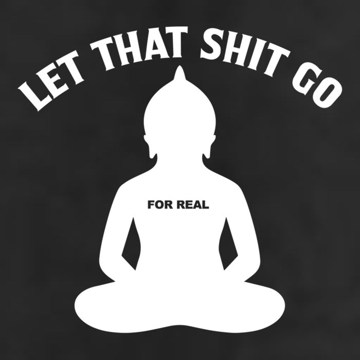 Funny Let That Shit Go For Real Gift Microfiber Hand Towel