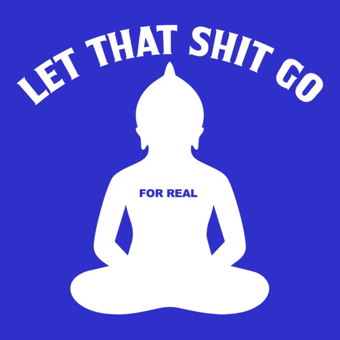 Funny Let That Shit Go For Real Gift Zip Tote Bag