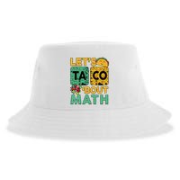 Funny Lets Taco Bout Math Teacher Back School Sustainable Bucket Hat
