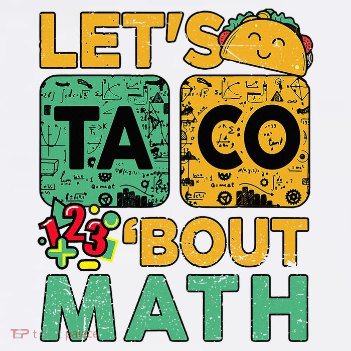 Funny Lets Taco Bout Math Teacher Back School Sustainable Bucket Hat