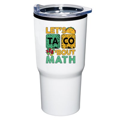 Funny Lets Taco Bout Math Teacher Back School Tumbler