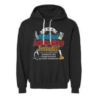 Funny Lab Technologist Medical Laboratory Scientist Garment-Dyed Fleece Hoodie