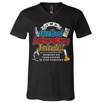 Funny Lab Technologist Medical Laboratory Scientist V-Neck T-Shirt