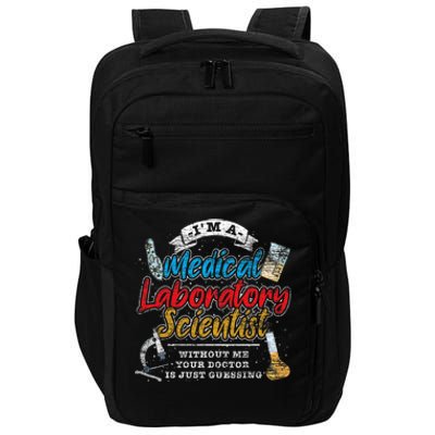 Funny Lab Technologist Medical Laboratory Scientist Impact Tech Backpack