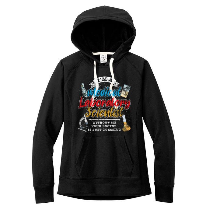 Funny Lab Technologist Medical Laboratory Scientist Women's Fleece Hoodie