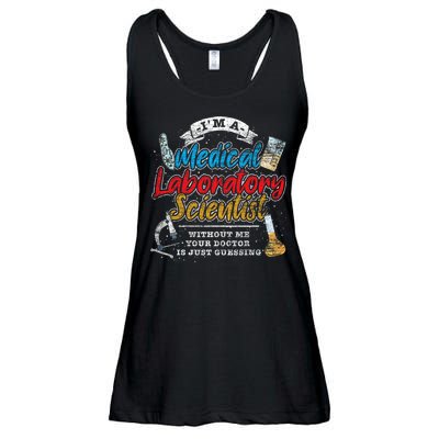 Funny Lab Technologist Medical Laboratory Scientist Ladies Essential Flowy Tank