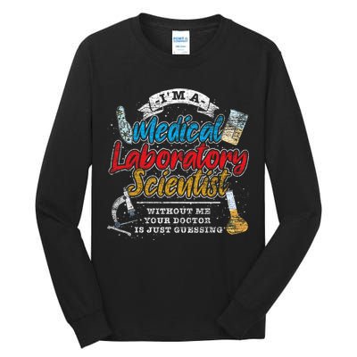 Funny Lab Technologist Medical Laboratory Scientist Tall Long Sleeve T-Shirt