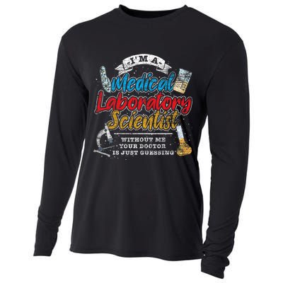 Funny Lab Technologist Medical Laboratory Scientist Cooling Performance Long Sleeve Crew