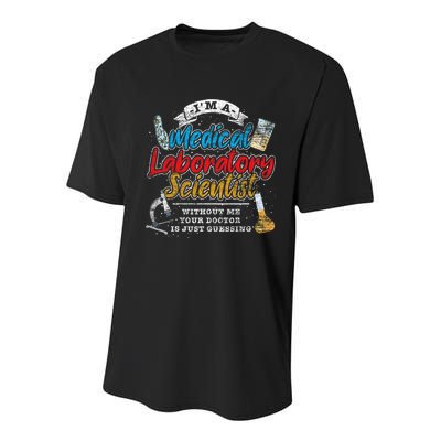 Funny Lab Technologist Medical Laboratory Scientist Youth Performance Sprint T-Shirt