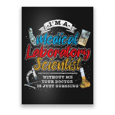 Funny Lab Technologist Medical Laboratory Scientist Poster