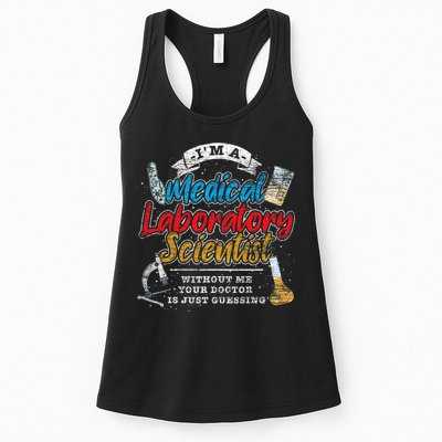 Funny Lab Technologist Medical Laboratory Scientist Womens Tank Top