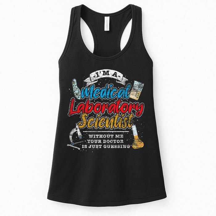 Funny Lab Technologist Medical Laboratory Scientist Womens Tank Top